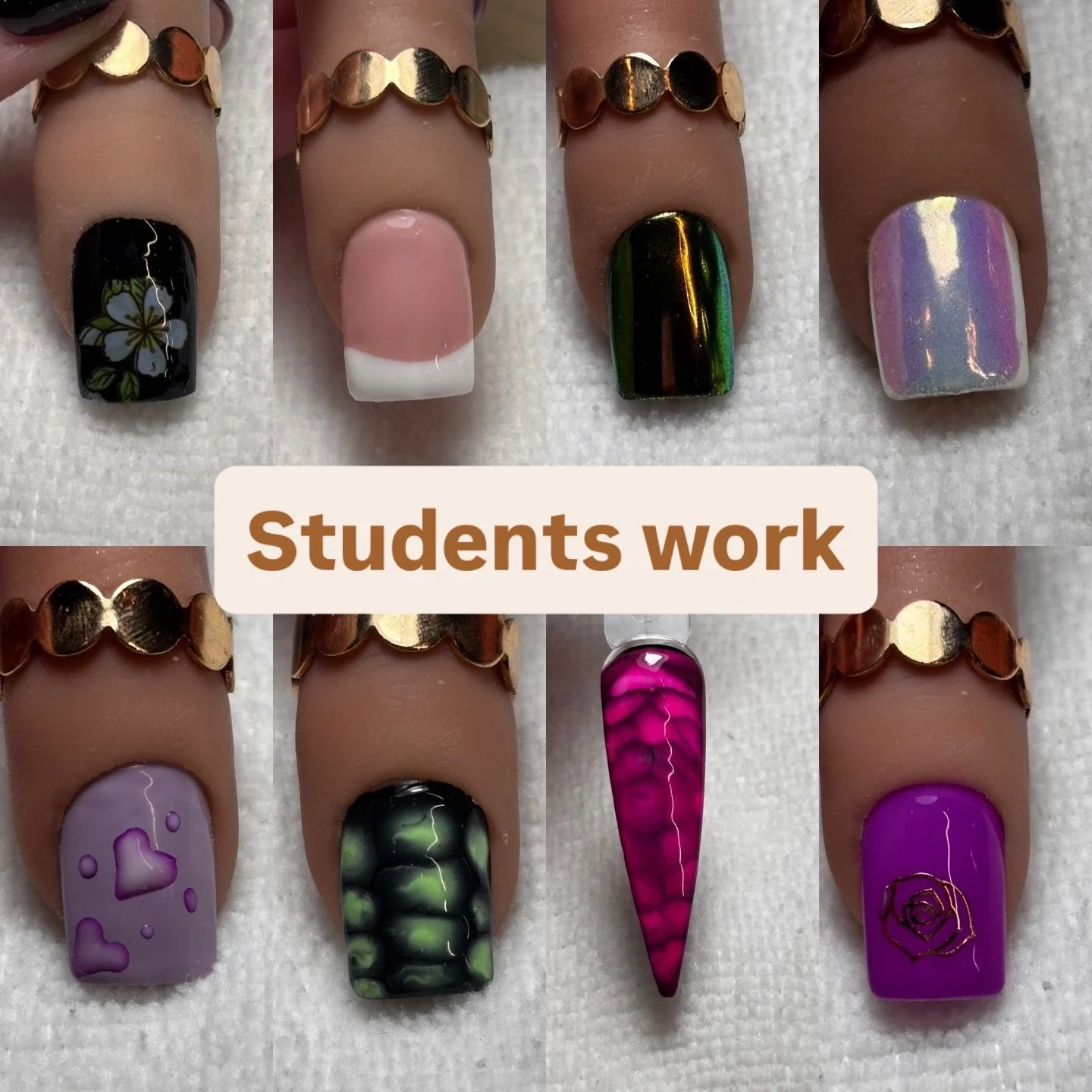 Message now for your customised Nail art class 🎨 

Sundays Nail art student - she learned;
 
*How to execute flawless, long lasting chrome and the different effects you can achieve from it. 

*How to get a brilliant french every time. 

*perfecting 