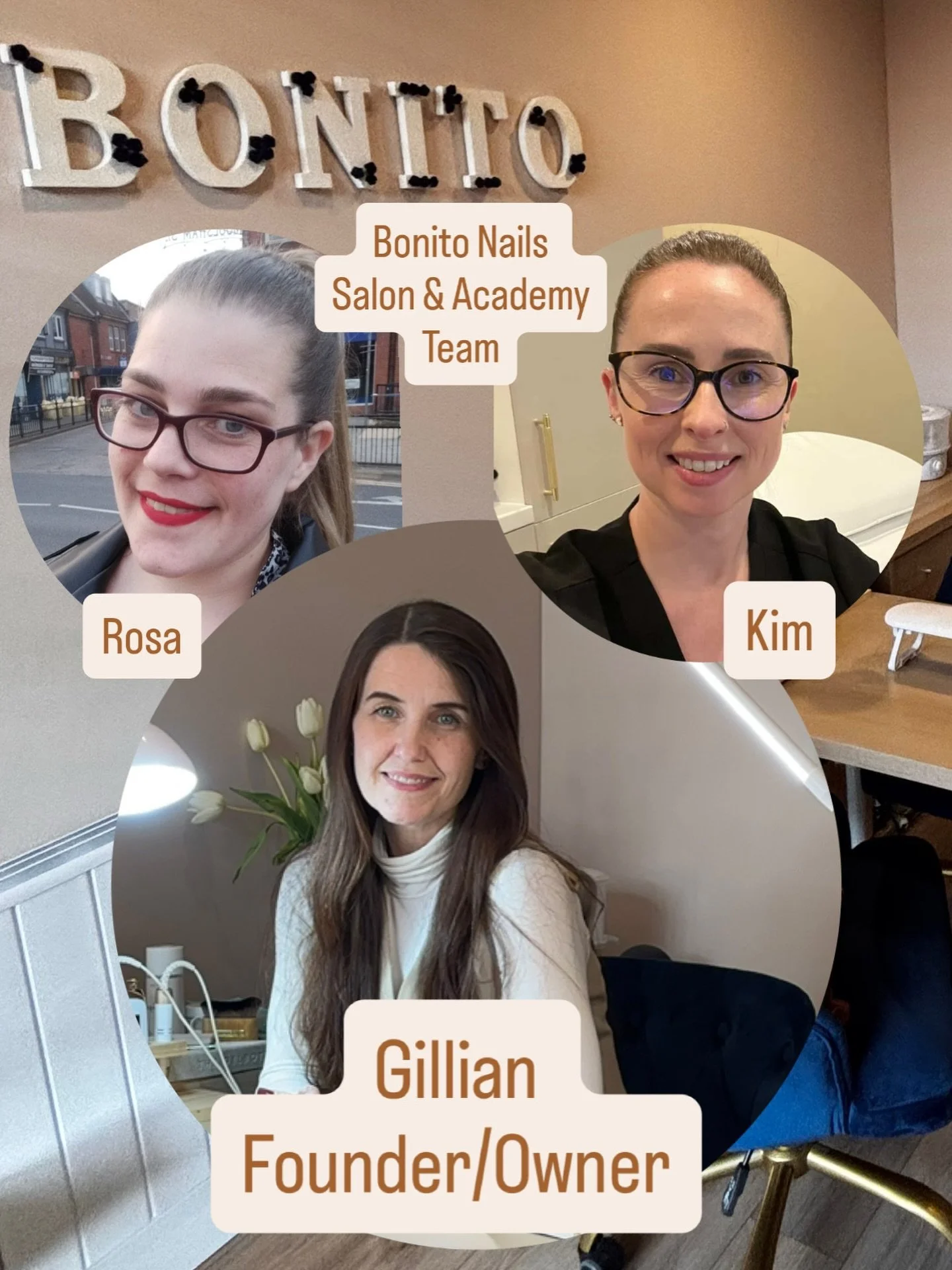 ✨ Meet the Bonito Nails Salon &amp; Academy Team ✨

At Bonito Nails, we are proud to be built on expertise, education, and excellence, delivering high-standard nail services and professional training across locations.

Gillian &ndash; Founder, Master