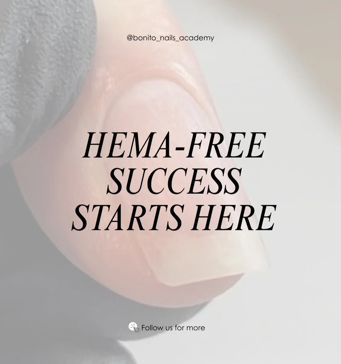 If your retention isn&rsquo;t where you want it to be&hellip; it&rsquo;s almost always prep 👀

Even with the best HEMA-free products, they will NOT perform properly on a poorly prepped nail. HEMA-free systems can be slightly less aggressive in adhes