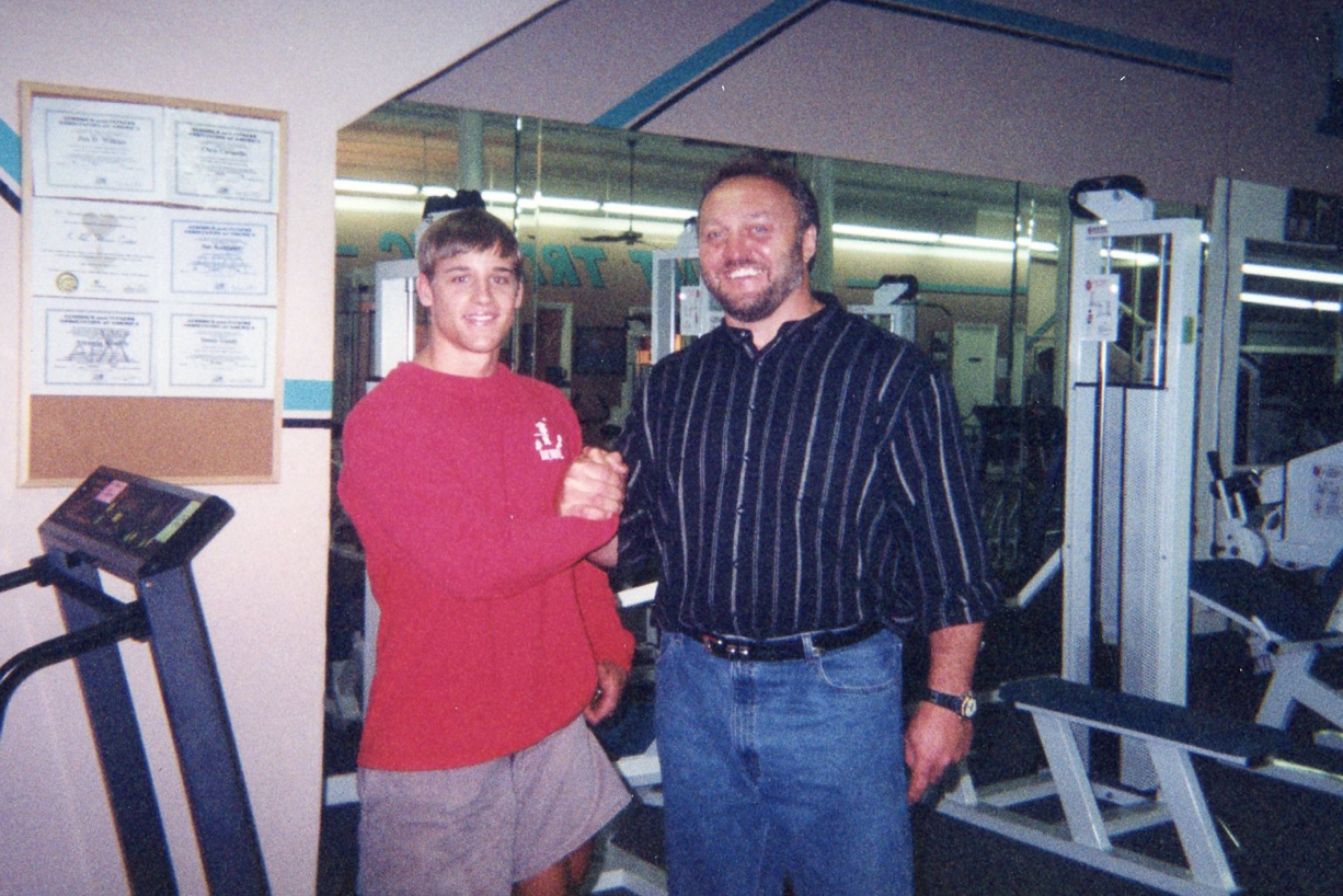 Me and Bill Kazmaier back in 1997