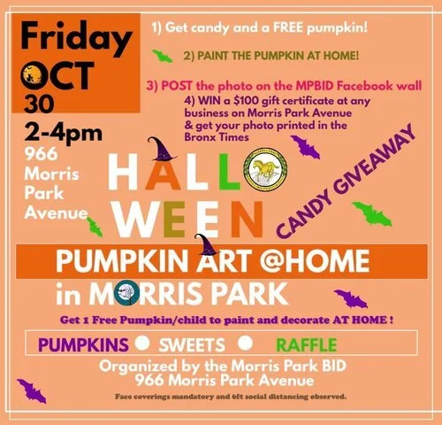 Morris Park Halloween Pumpkin Art