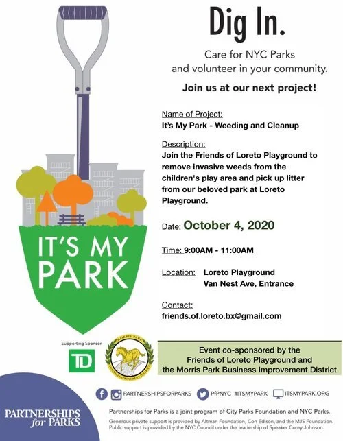 It's My Park- Loreto Park Weeding & Cleanup