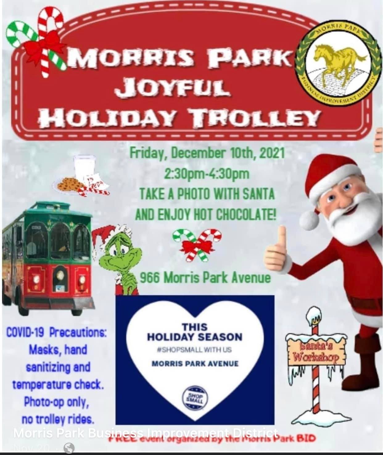 Morris Park Joyful Holiday Trolley