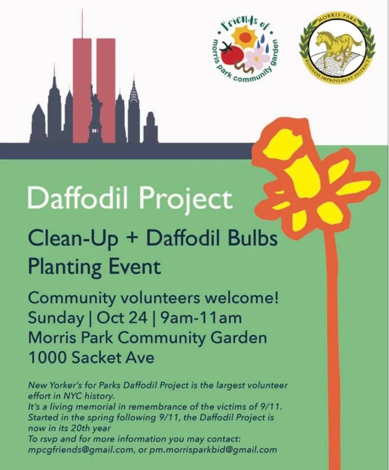 Morris Park Community Garden Clean-up & Daffodil Planting