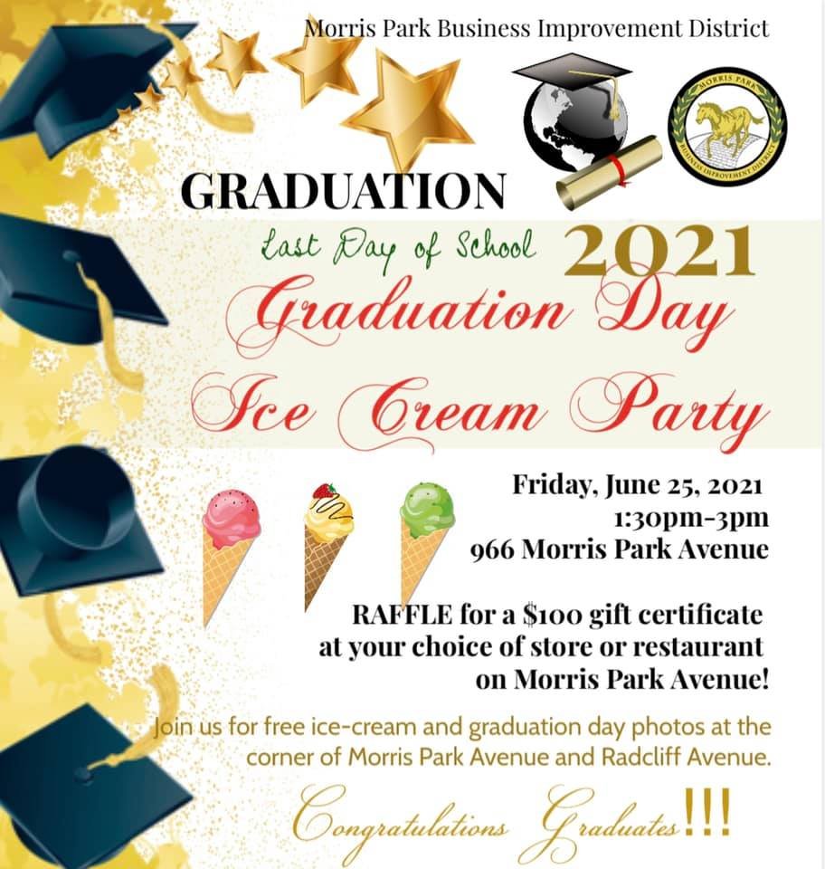 Morris Park Graduation Day Ice Cream Party