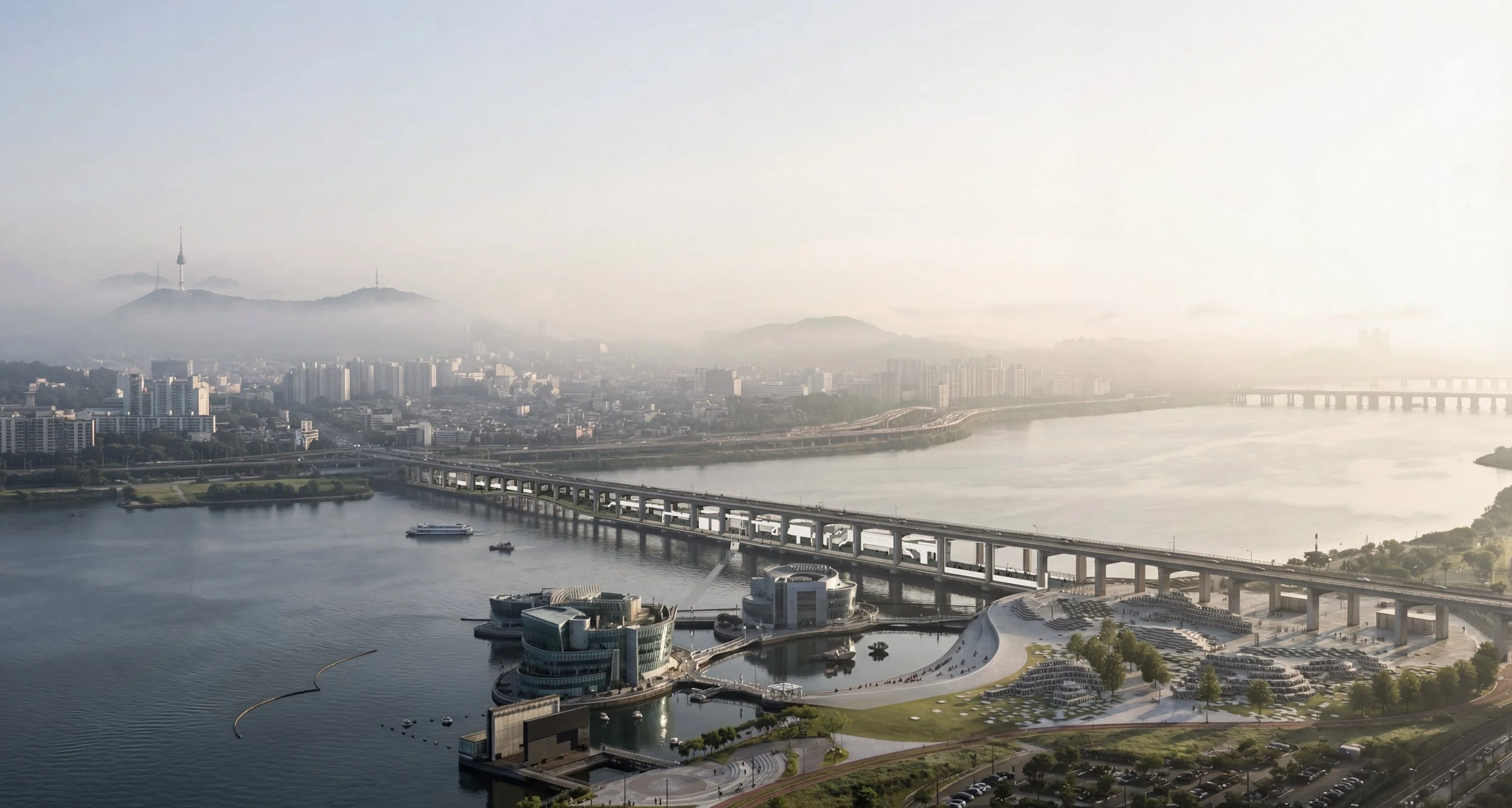 Pedestrianizing Jamsu Bridge