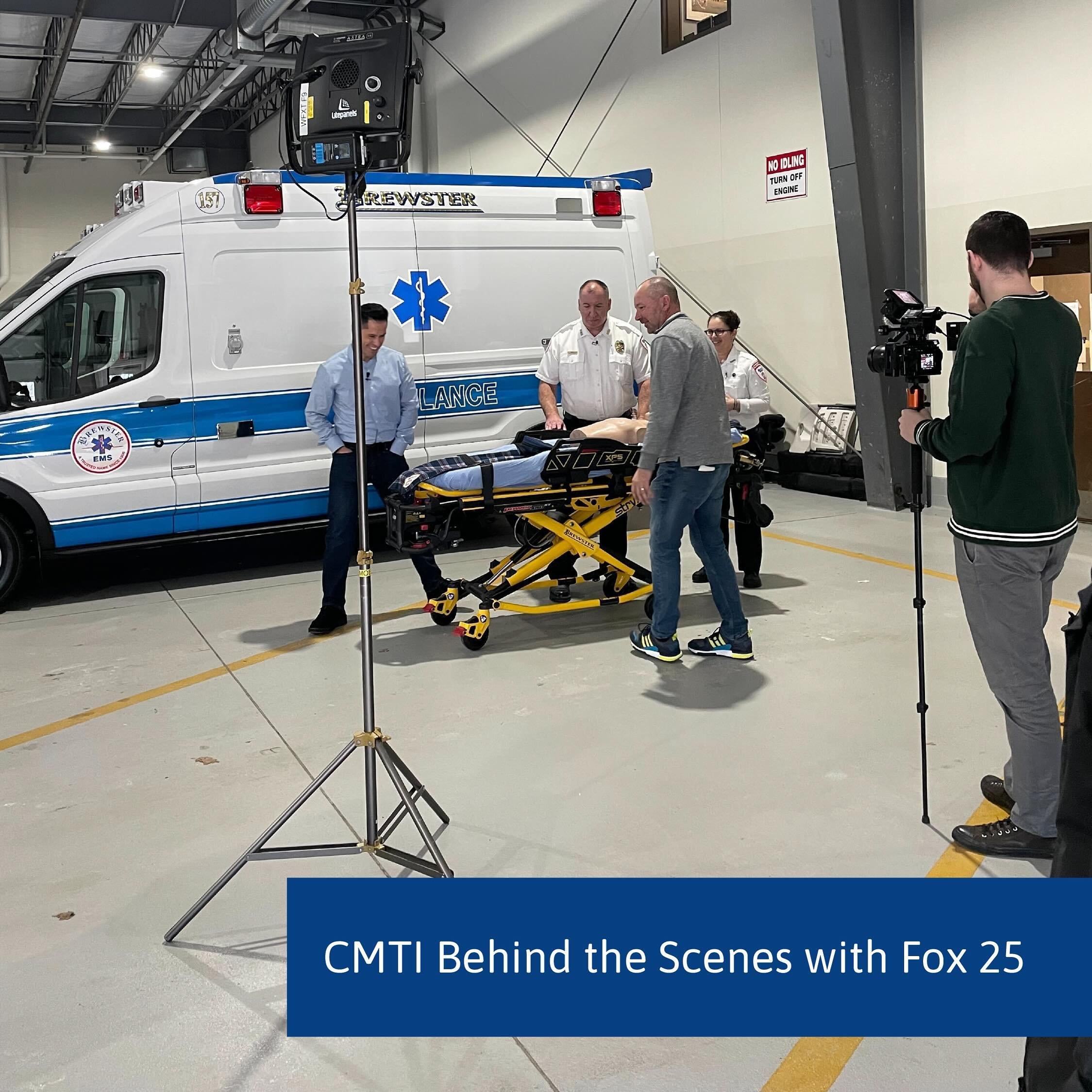 Did you watch the life saving tips segment? CMTI has a variety of courses that teaches these life saving tips and more! Check out all our courses online at cmtiinc.com 

#CMTIEMS #EMT #Paramedic #courses #training #als #bls #cpr #firstresponders