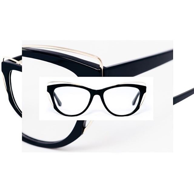 Finely crafted acetate frames. Glossy black and gold framing for subtle vintage glamour. Designer: Eye Dance from The Czech Republic. Available from the Eyemasters online store. .
.
.
#eyewear #design #eyewearfashion #eyewearstyle #eyeweartrends #eye
