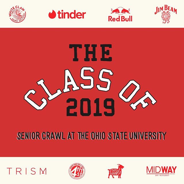 CONGRATS SENIORS, you made it (almost)! We are pumped to host everyone at our company bars on April 30th for senior crawl. More info to come, including special entertainment and BLOCK again!