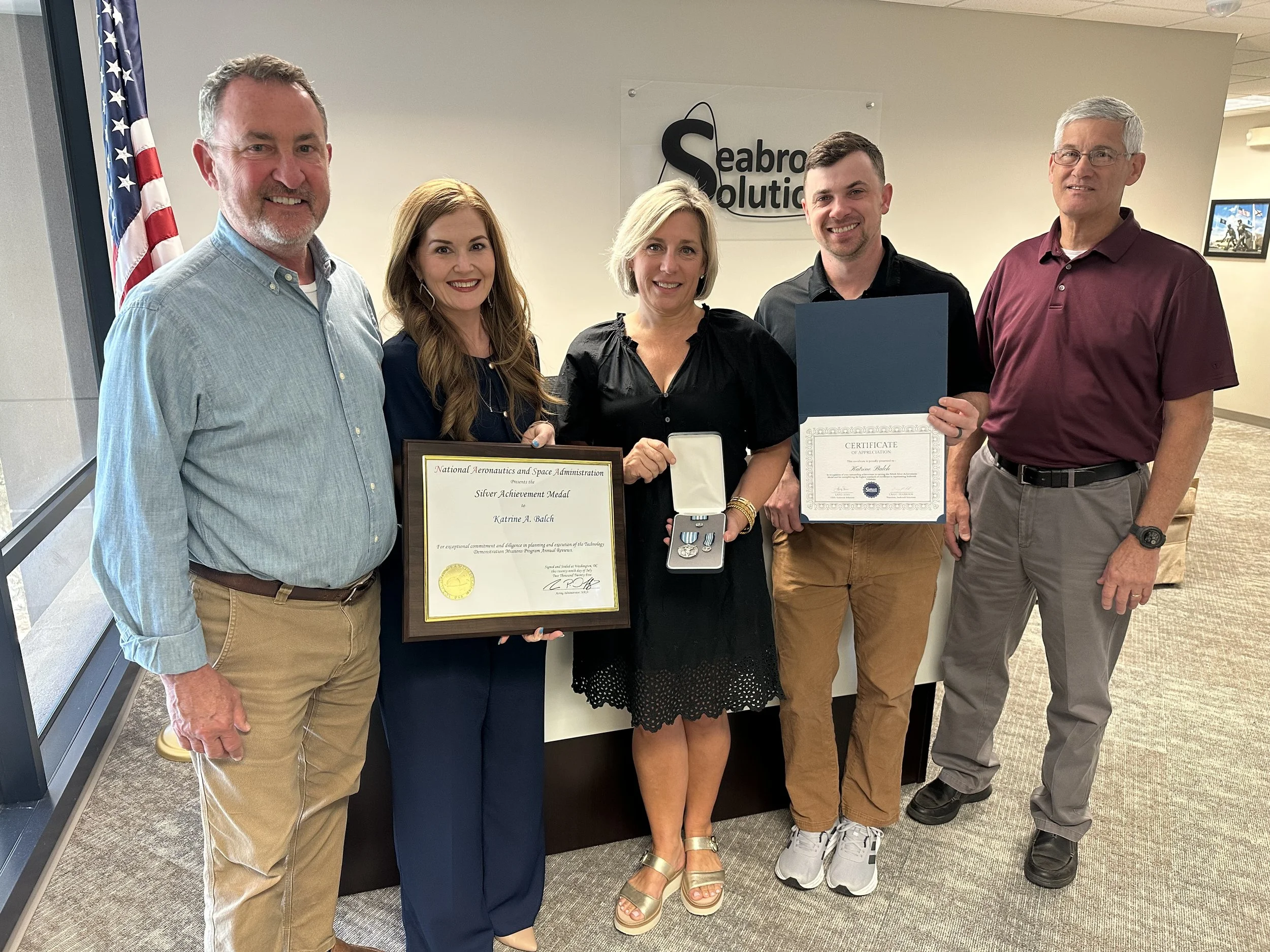 Katrine Balch Awarded NASA Silver Achievement Medal