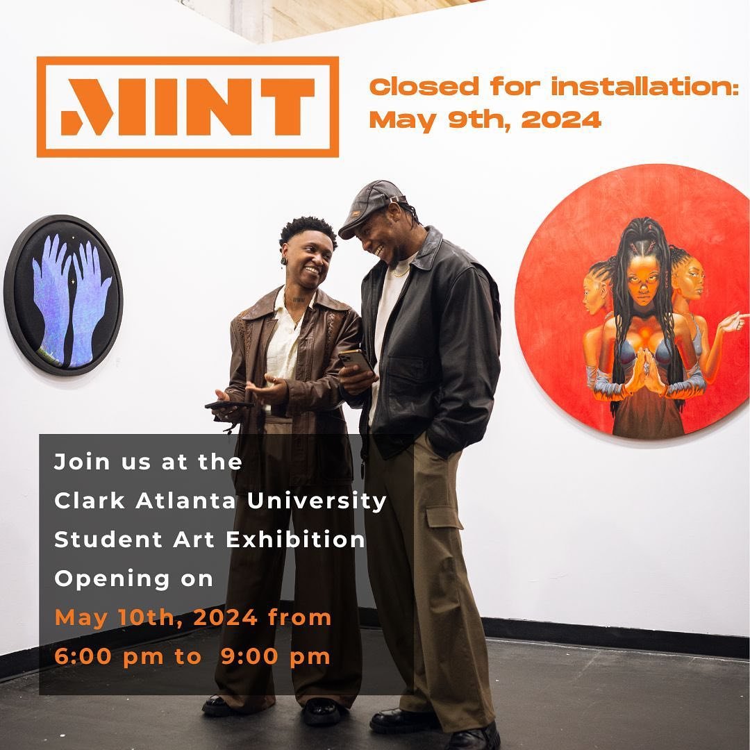 Today we are closed for installation. Please join us tomorrow May 10th, 2024 from 6-9pm for the Clark Atlanta University Student Art Exhibition. Support the arts! 💐

Photographed Art by @simone222taylor