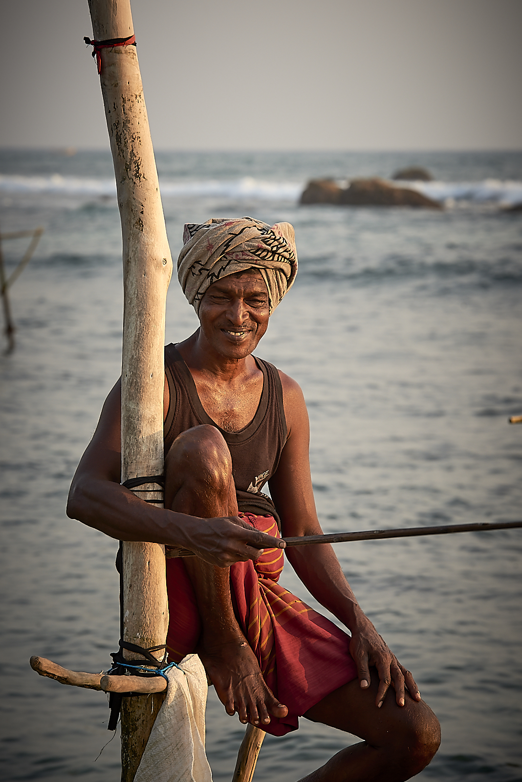 sri lanka stilt fishermen — Marios Forsos Photography