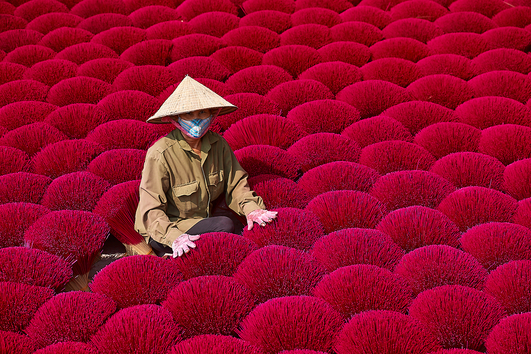 There are few sights more beautiful than a field of incense sticks