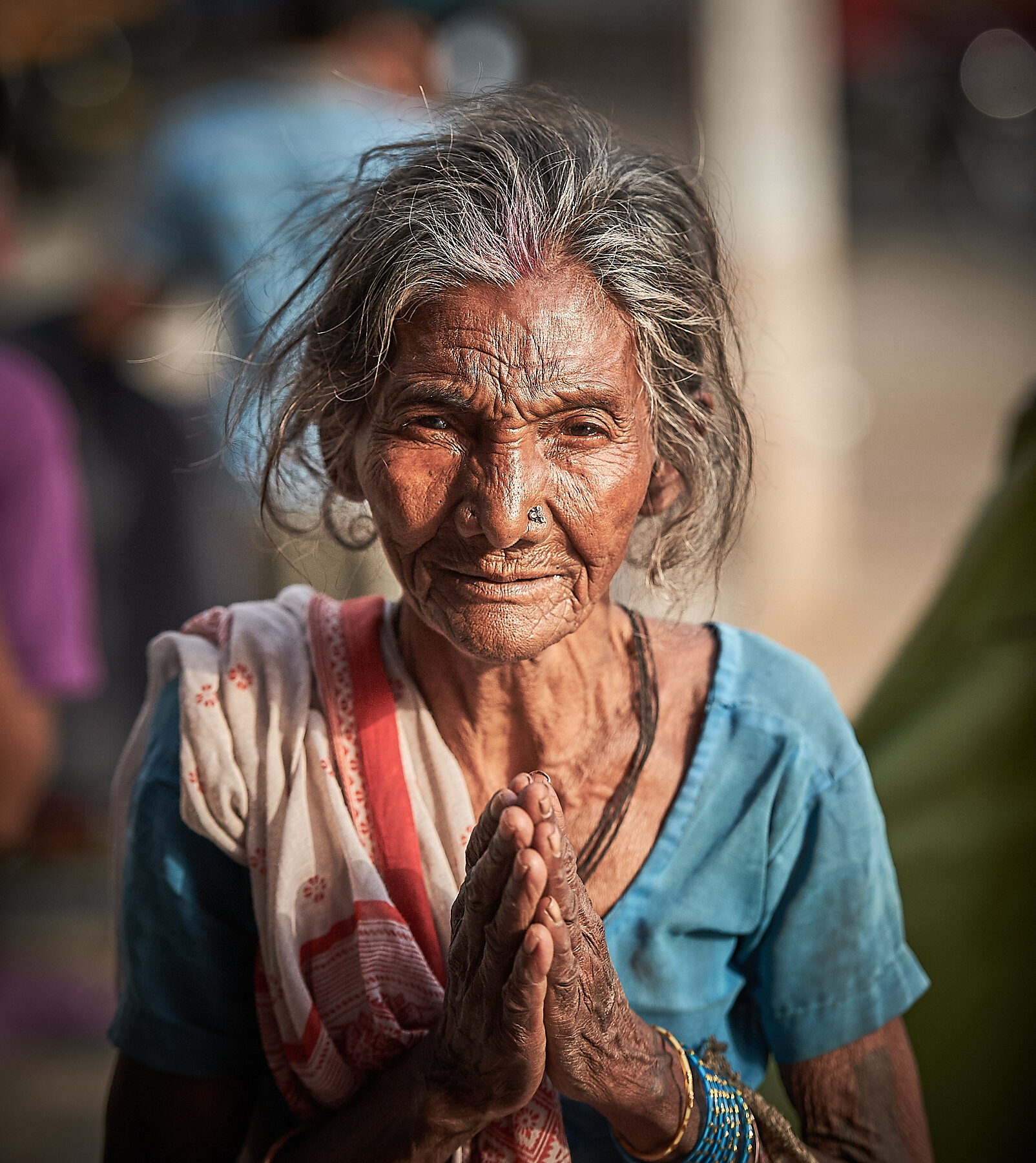 Hindu devotee, Bodhgaya, India