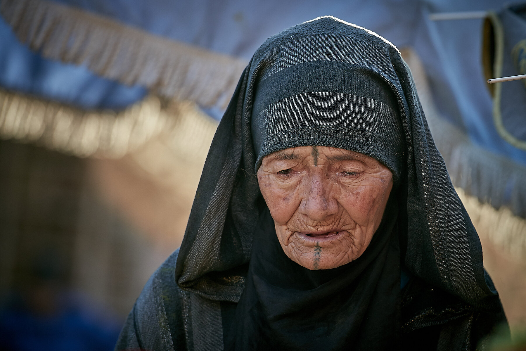 Bedouin spice seller, Marrakech, Morocco