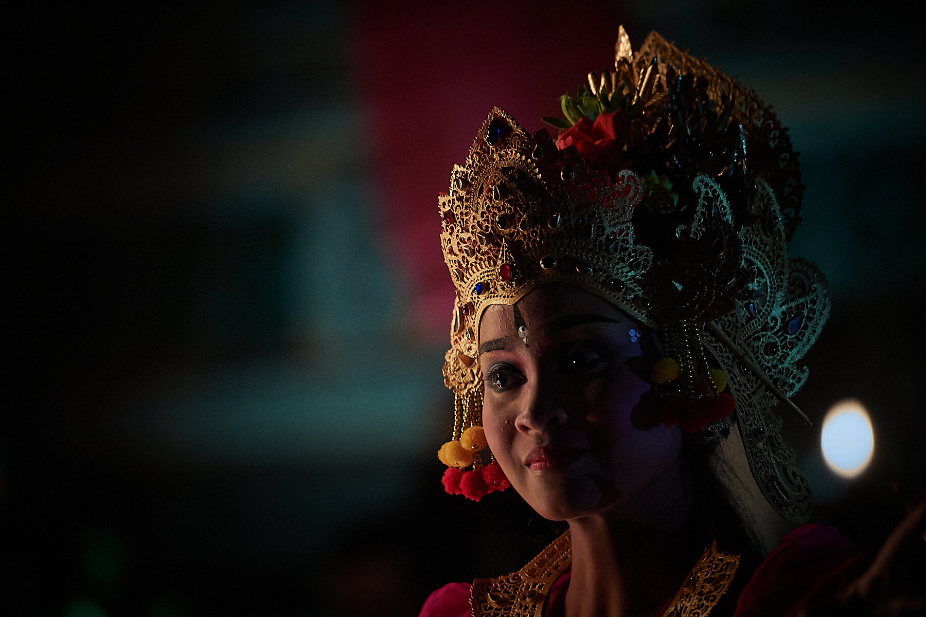 Religious dancer, Bali, Indonesia