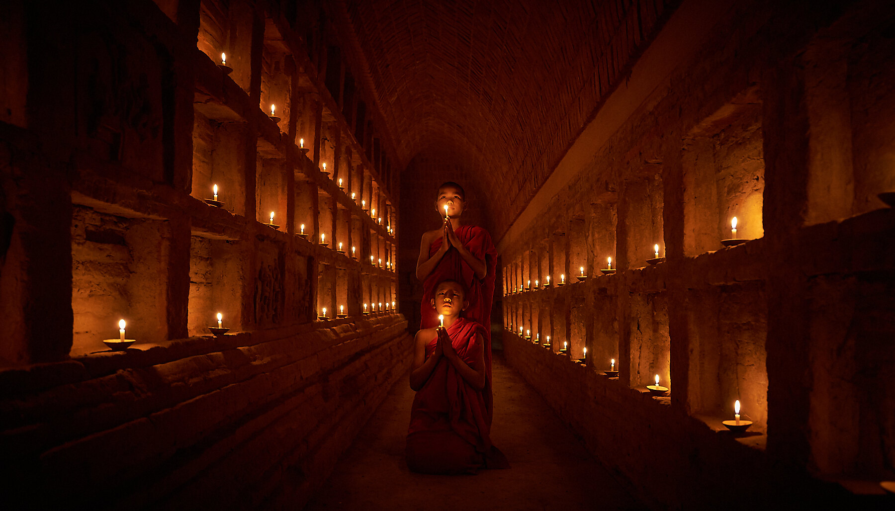 Mystical Bagan temple, Myanmar