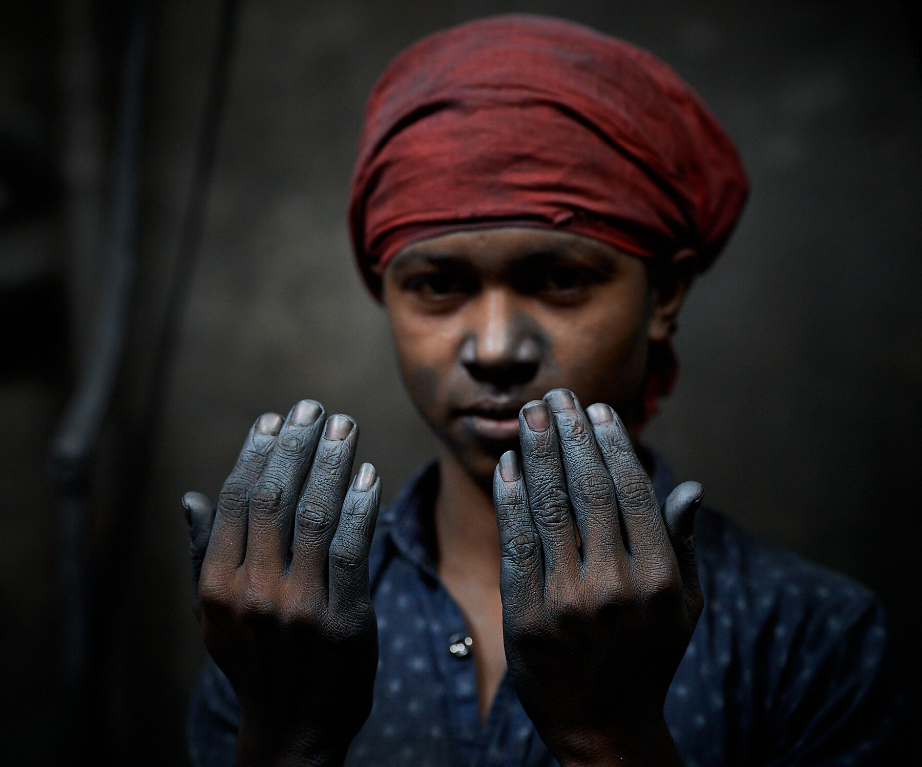 Young metal-worker, Dhaka, Bangladesh