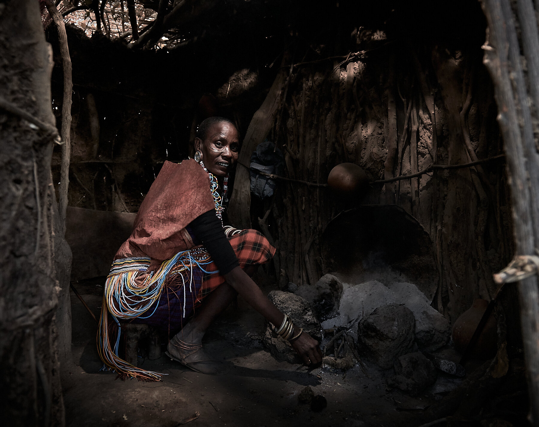 Datoga woman, village near Lake Eyasi, northern Tanzania