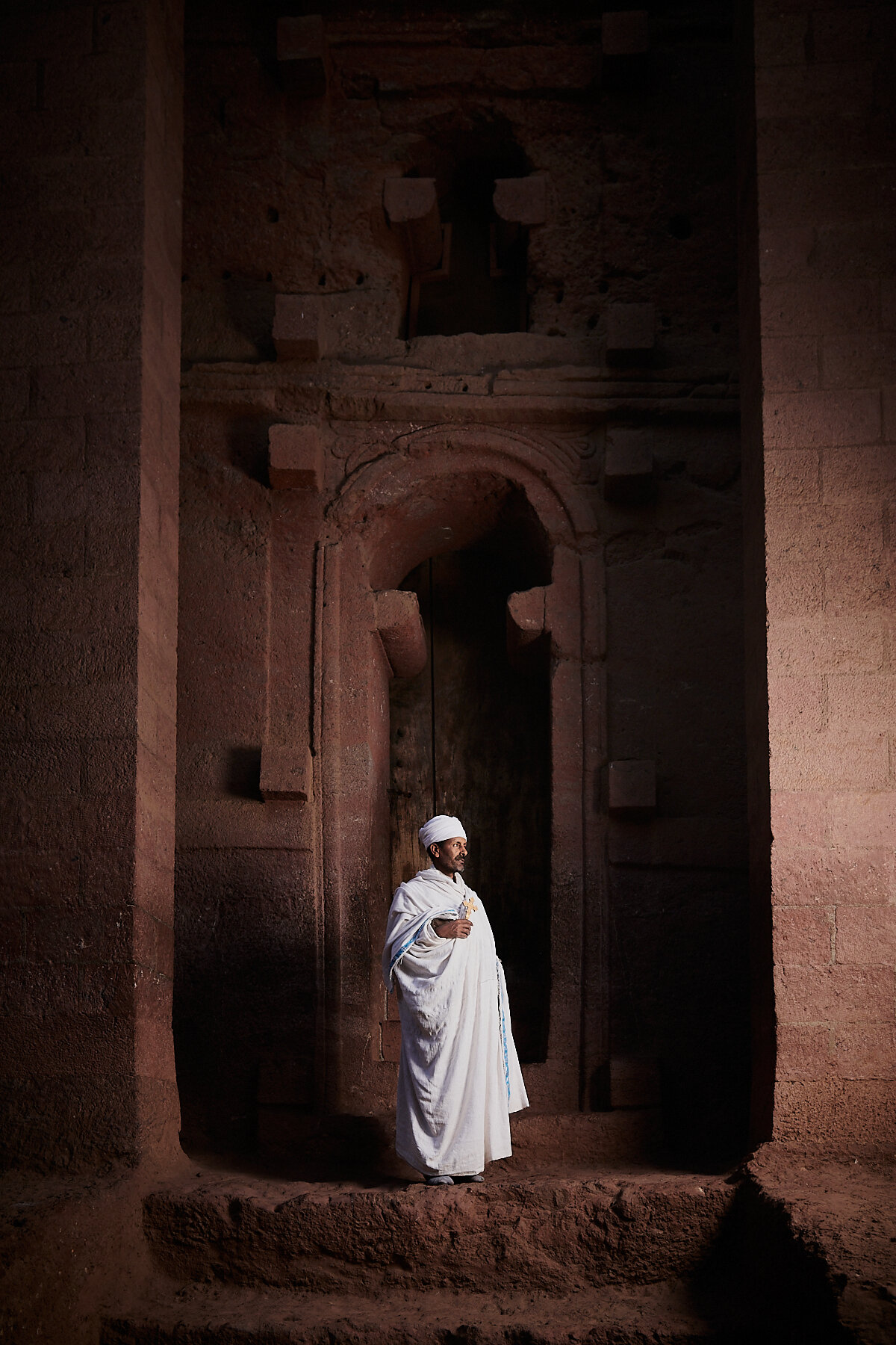 Orthodox priest, Bete Abba Libanos, Lalibela