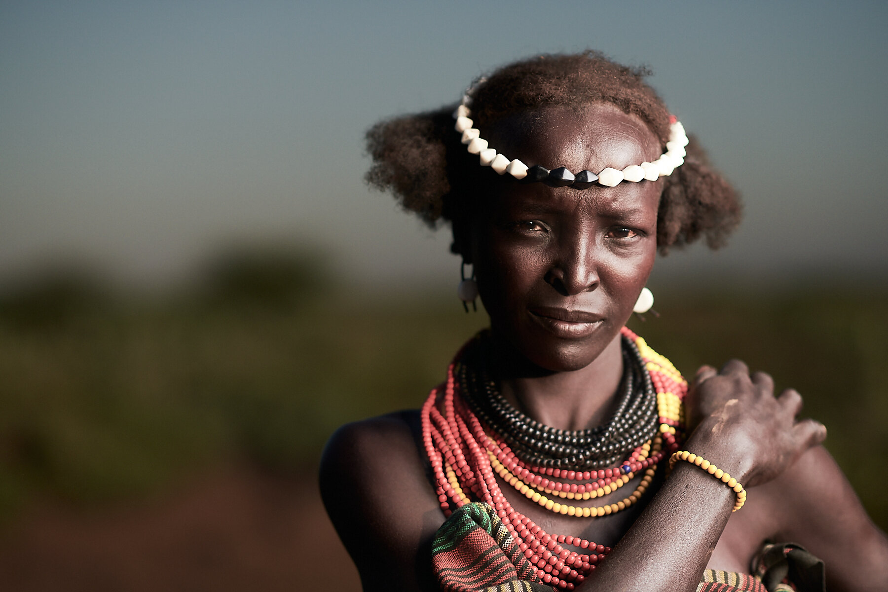 Dassanech woman, Omo Valley