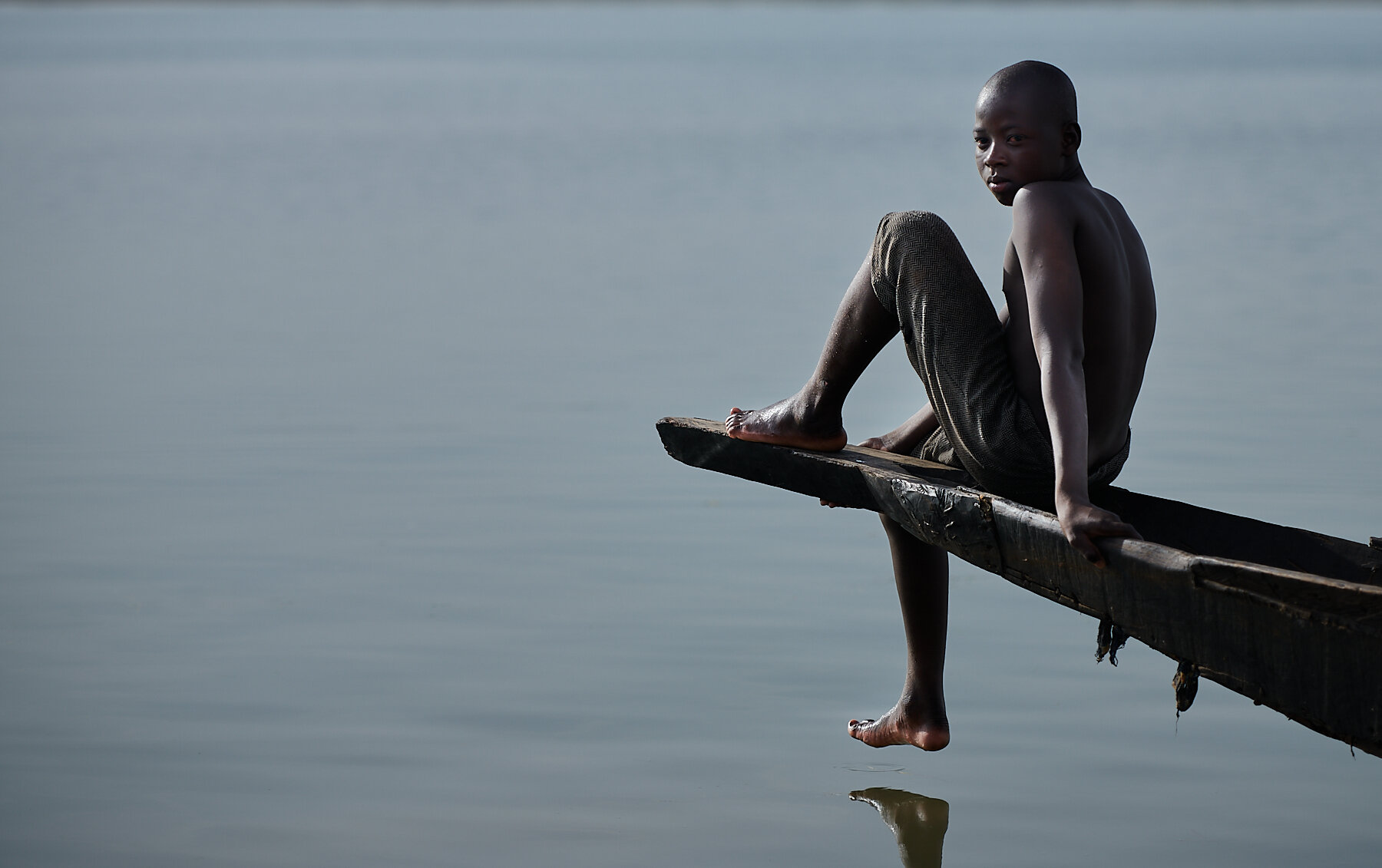 Young fisherman, Niger river