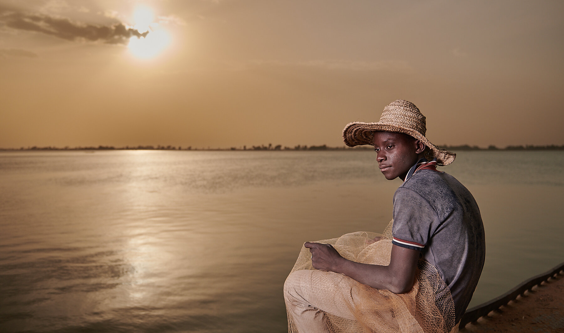Young fisherman, Segou