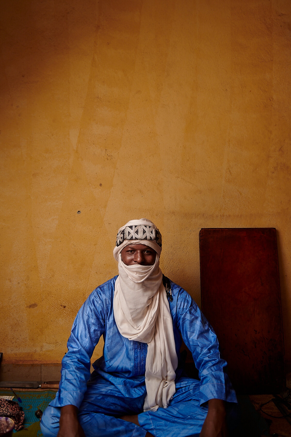 Tuareg silversmith, Bamako
