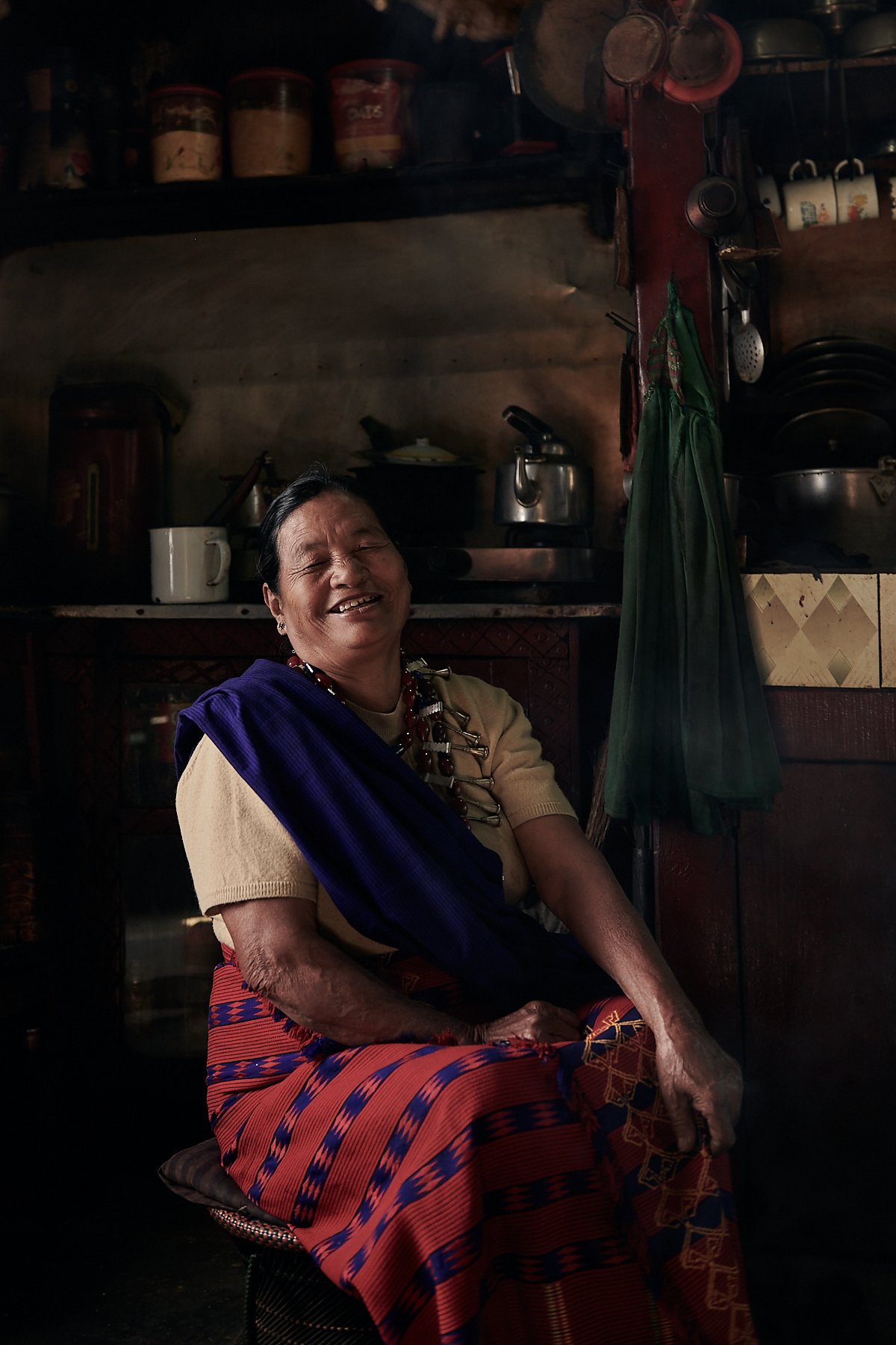 Tsuktitula, a wonderful Ao Naga woman, Hongphoi village, Nagaland