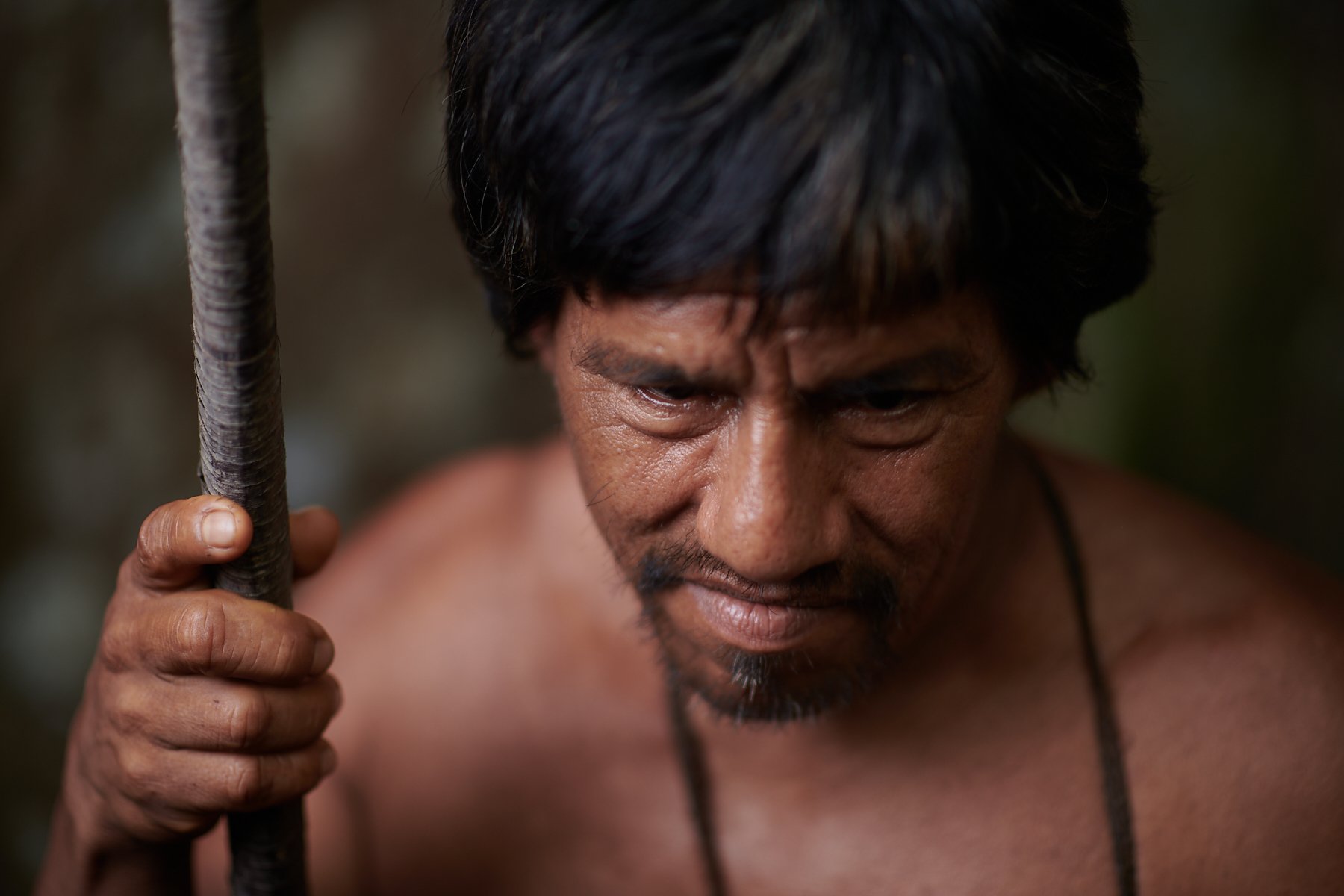 Amo, one of the strongest Huaorani warriors