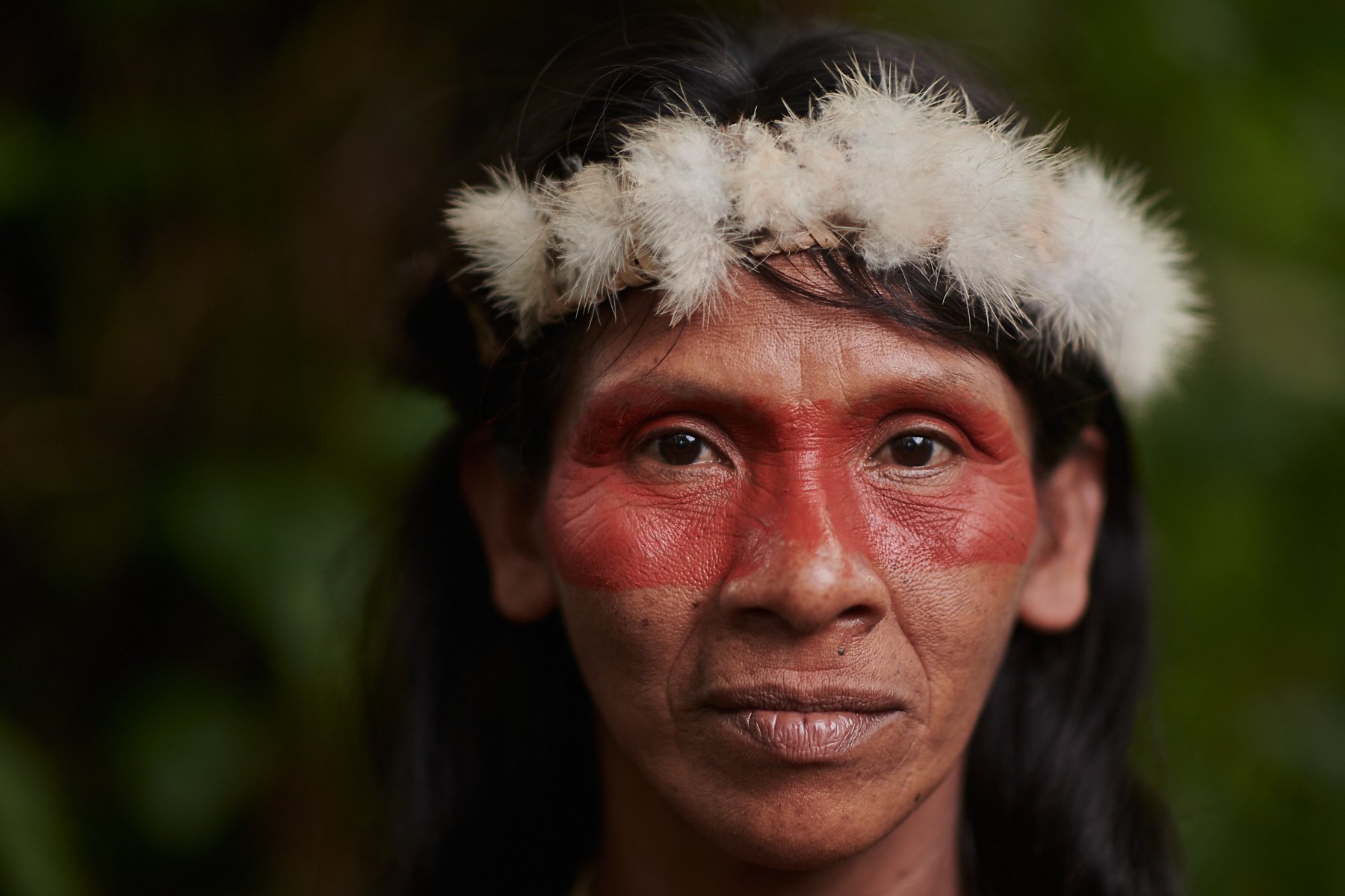 Waika, Huaorani woman, Bameno, Ecuador