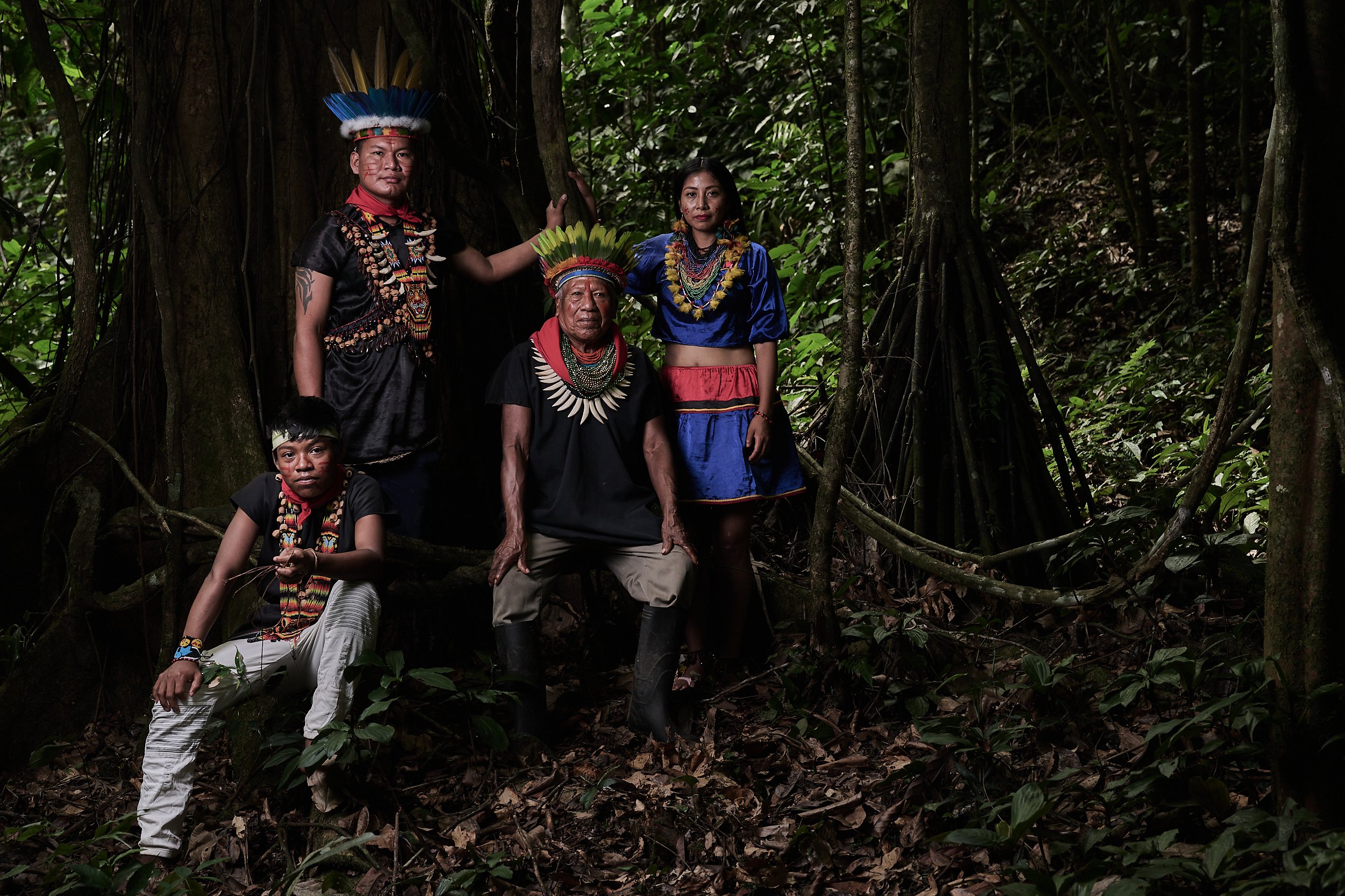 Members of the Cofan tribe