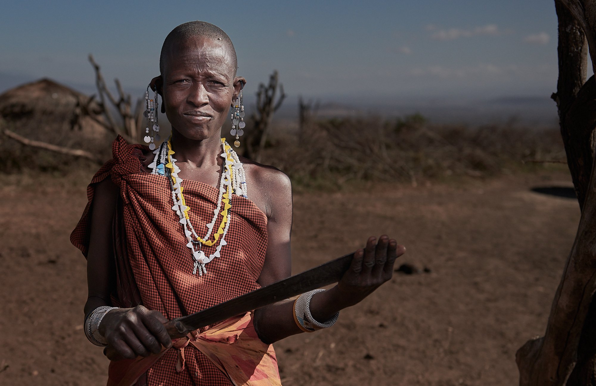 Maasai female warrior - while relatively unknown, the Maasai are one of the few tribes who have female warriors
