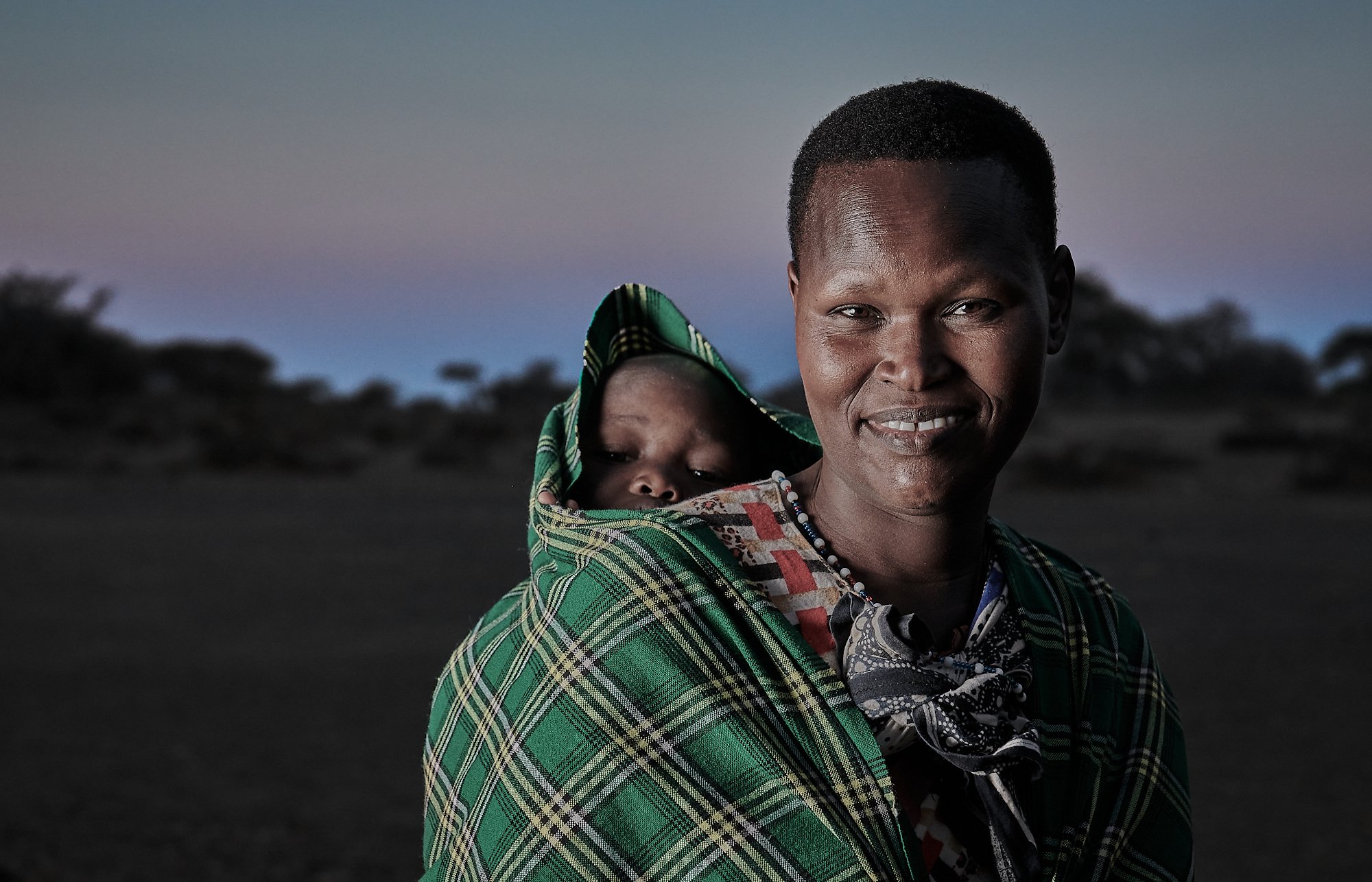 Young Datoga mother, village near the Rift Valley, northern Tanzania