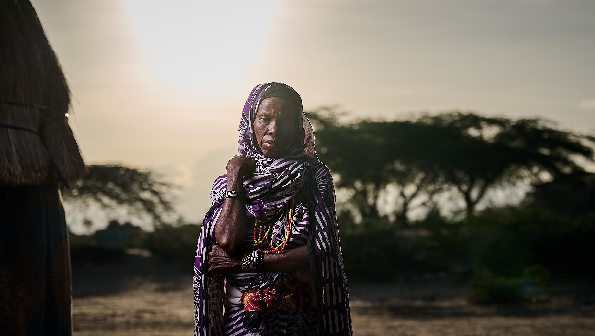 Gabbra elder, Chelbi desert, Northern Kenya