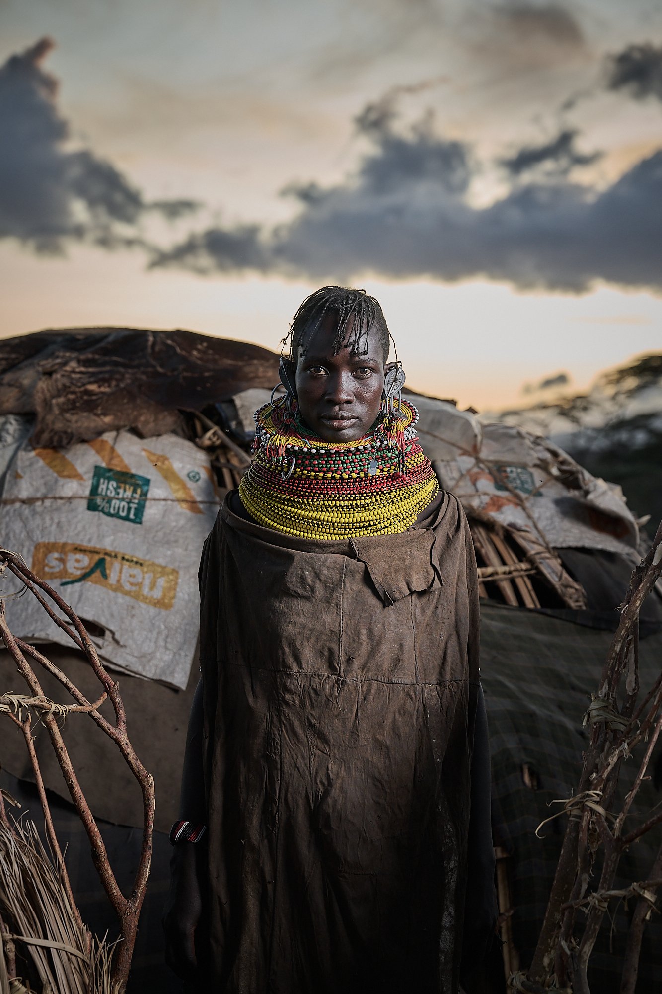 Young Turkana woman, Lake Turkana