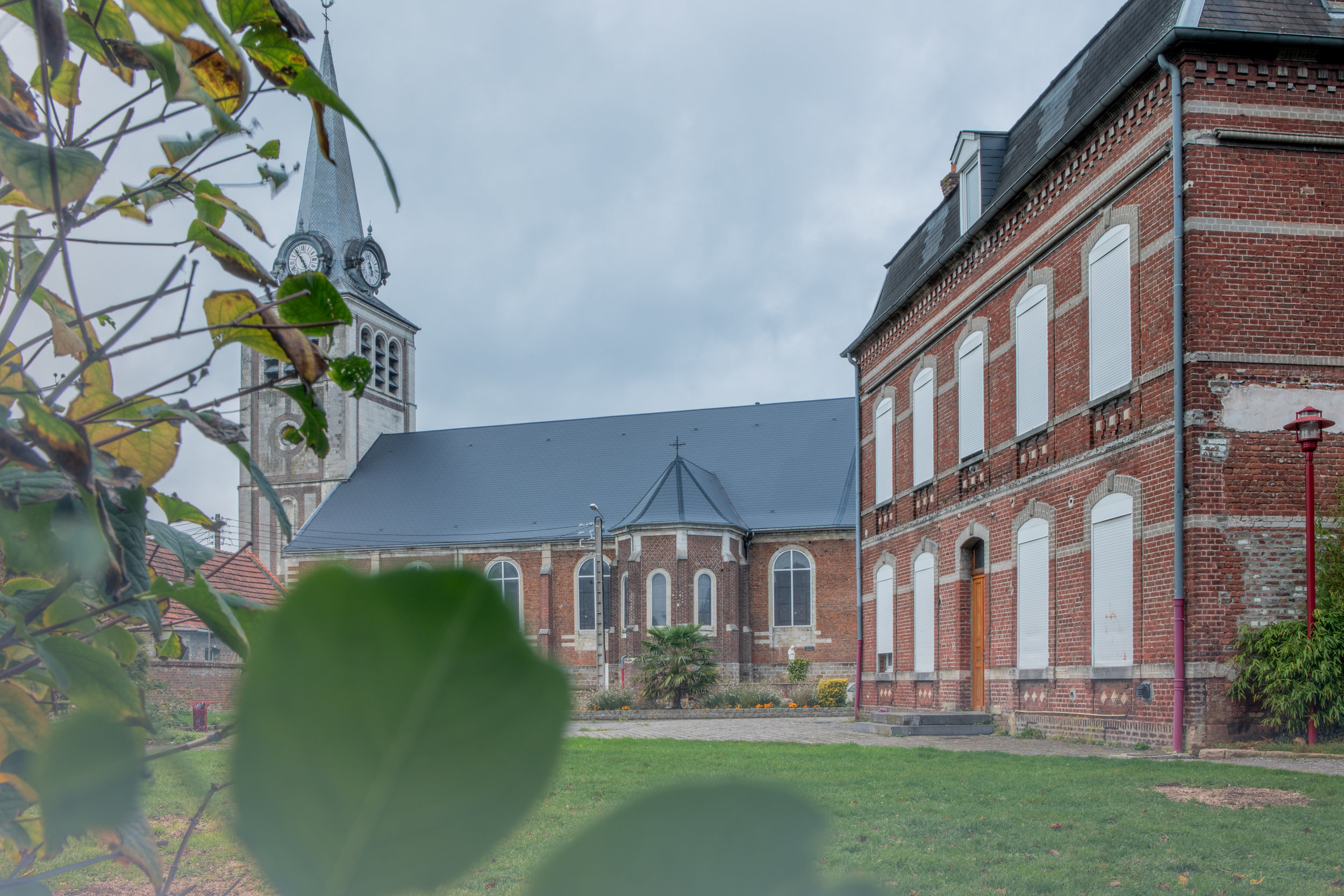 Architectuur fotografie solesmes en Iwuy