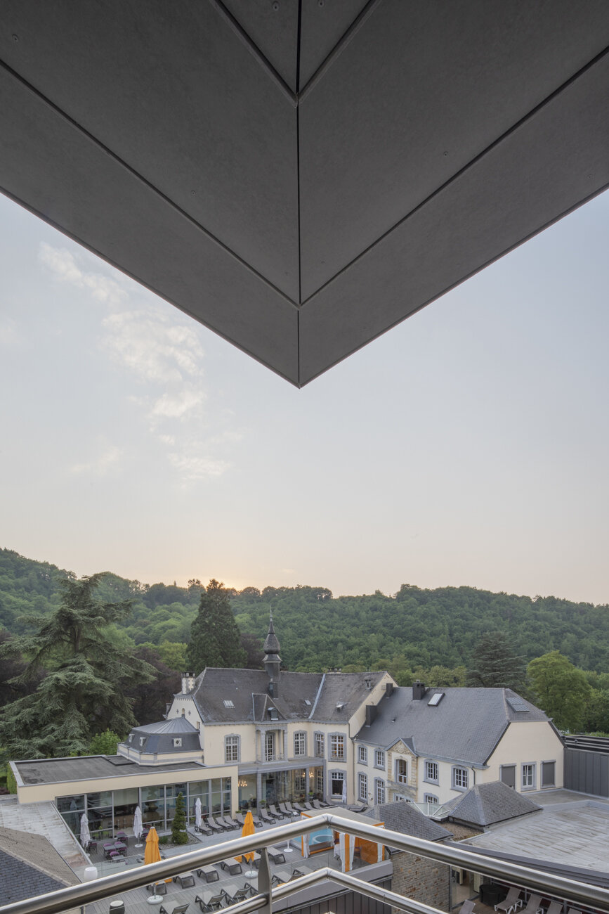 photographie chateau des thermes chaudfontaine