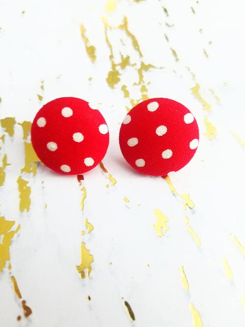Cheetah Print CLAY EARRINGS Polka Dot Hearts Oval Valentines marbled Studs Valentines Stud Earrings