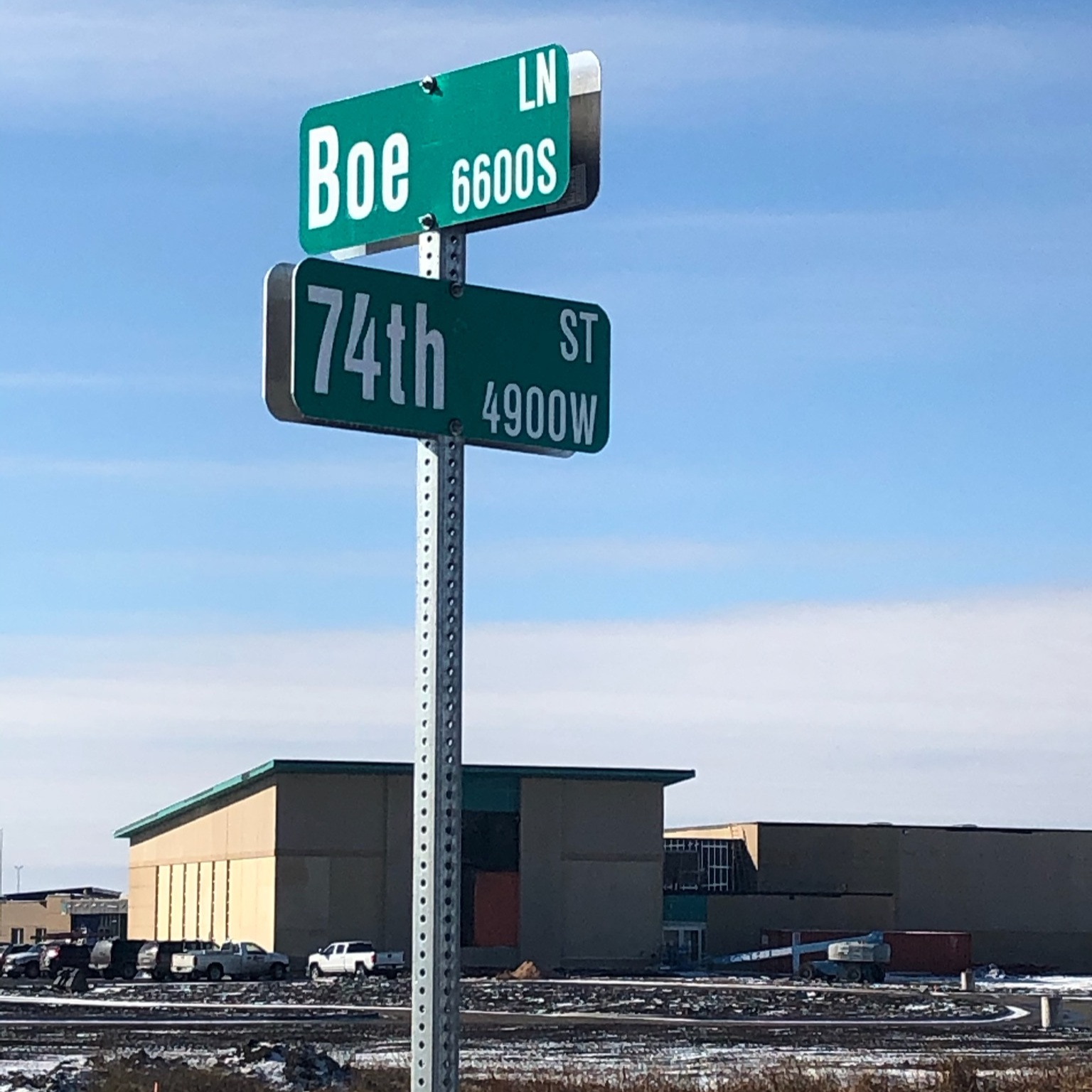 Boe Lane Buzz Street Signs Flooring Scoreboards More Sioux