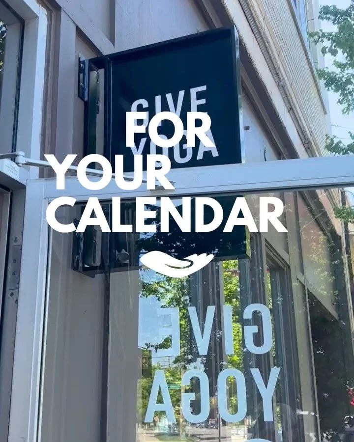 TO THE COMMUNITY + BEYOND 🌅

Events, Memberships, Charity + more.

5/18 | Donation Class with Angela + Cassandra | Yoga to Uplift @directionsforyouthfamilies 🤍
5/19 | Yoga Lab | Assisting for Yoga Teachers 
6/18 | Summer Solstice Gathering with Ang