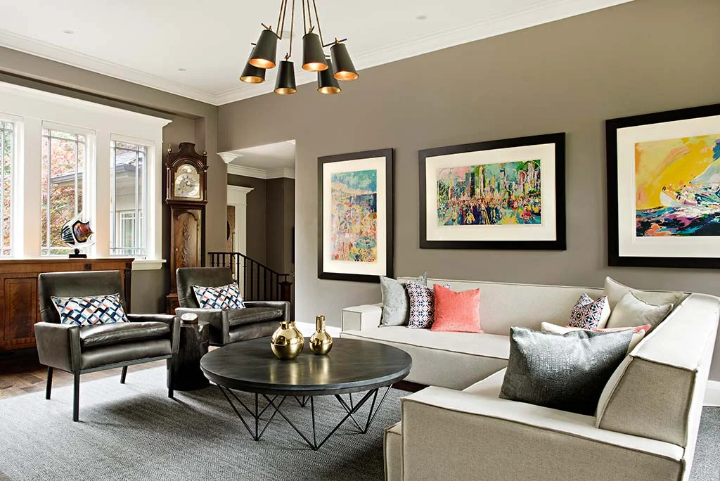 Oakville home family room