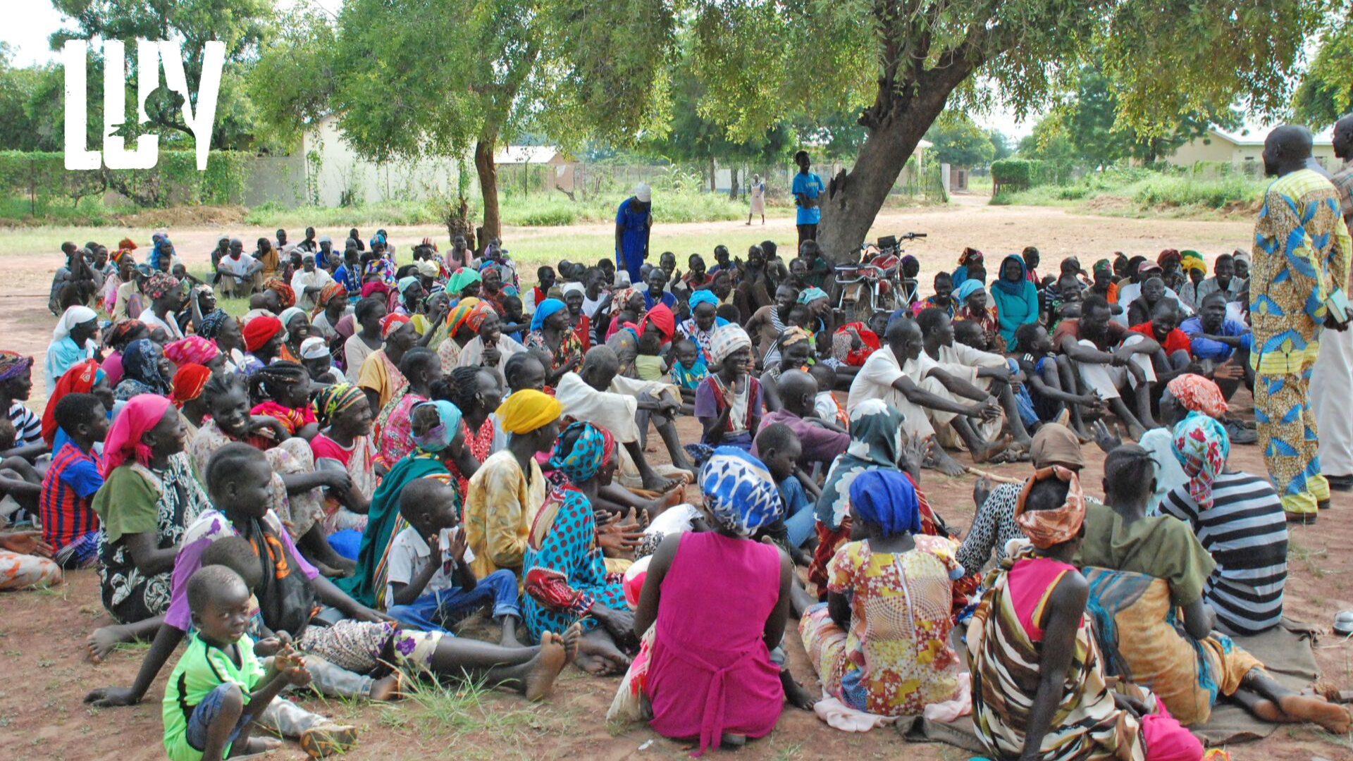 Hundreds wait to be seen by visiting medical mission team in South Sudan