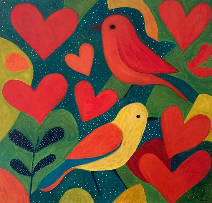 HEARTS AND BIRDS II