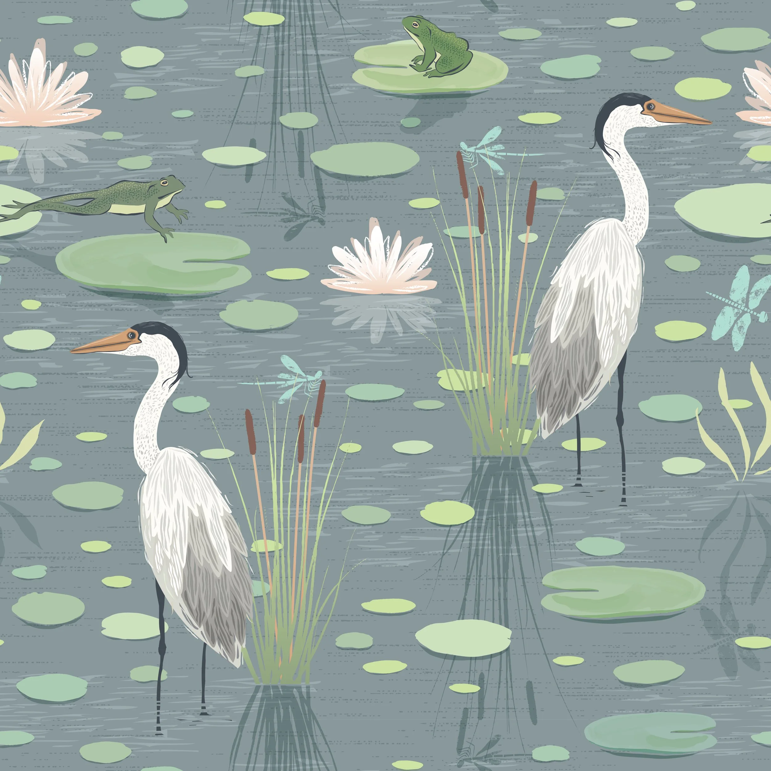 Pond Life_Happy Herons Large.jpg