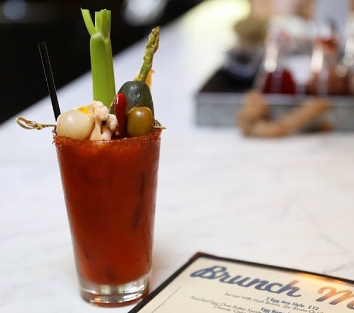 This Sunday Harlowe brunch is finally back!! 

Enjoy this Bloody Mary 10a-3p