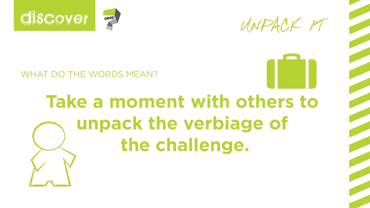 #DEEPdt Challenge: Unpack It, Don't Engrave It