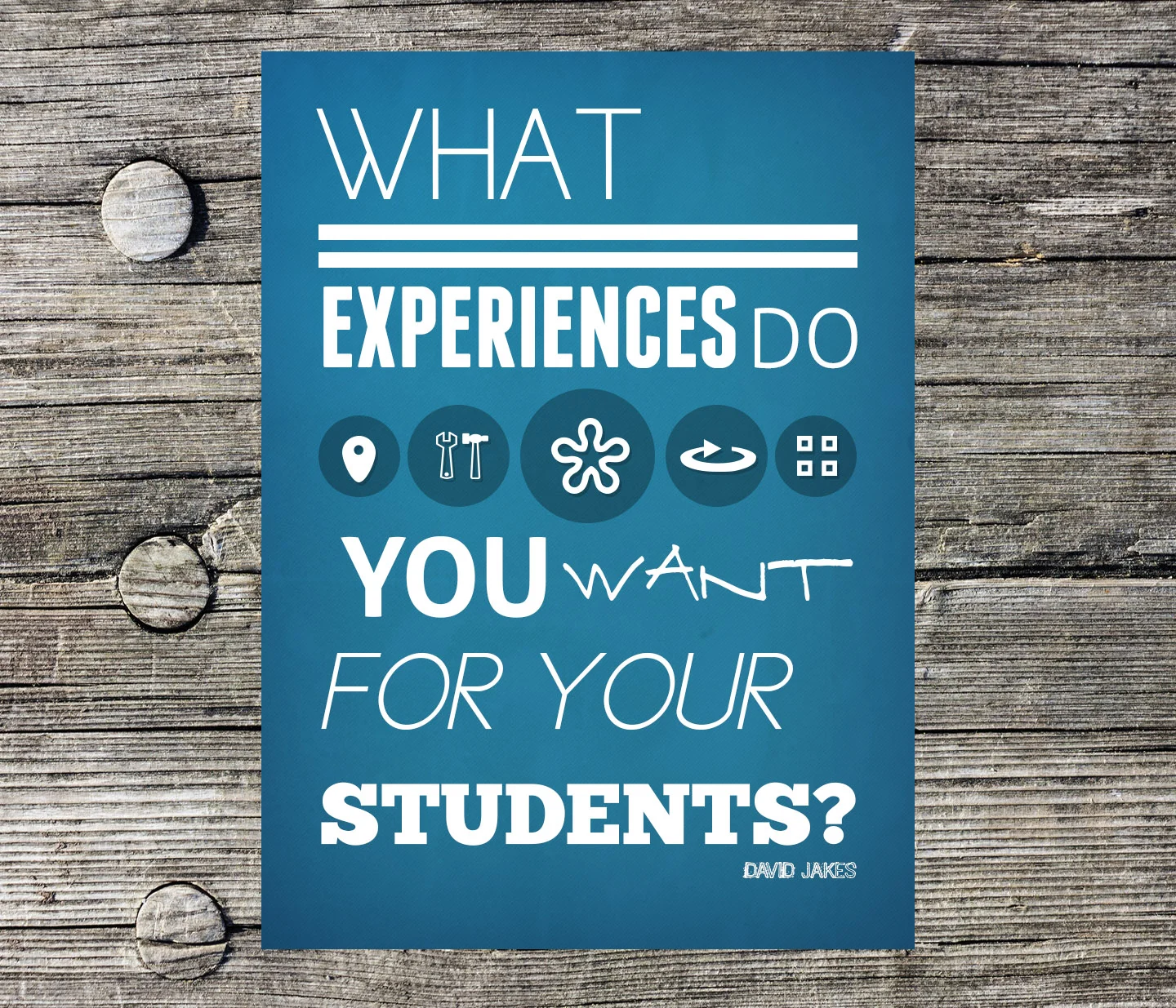 The Question To Keep Asking...