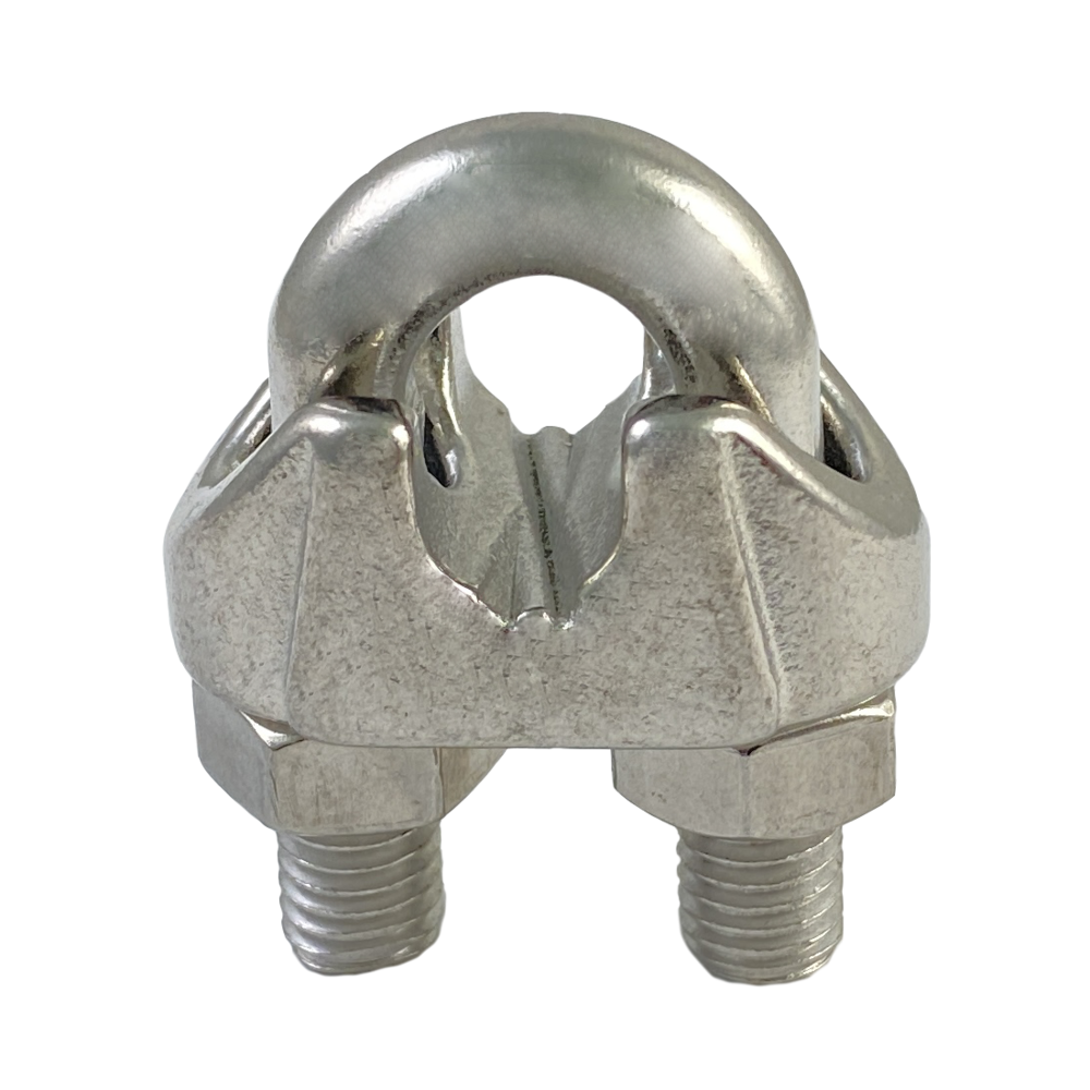 STAINLESS STEEL WIRE ROPE CLIP LIGHT DUTY U.S. TYPE AISI316 - T6WC — Kerr  Unit Inc