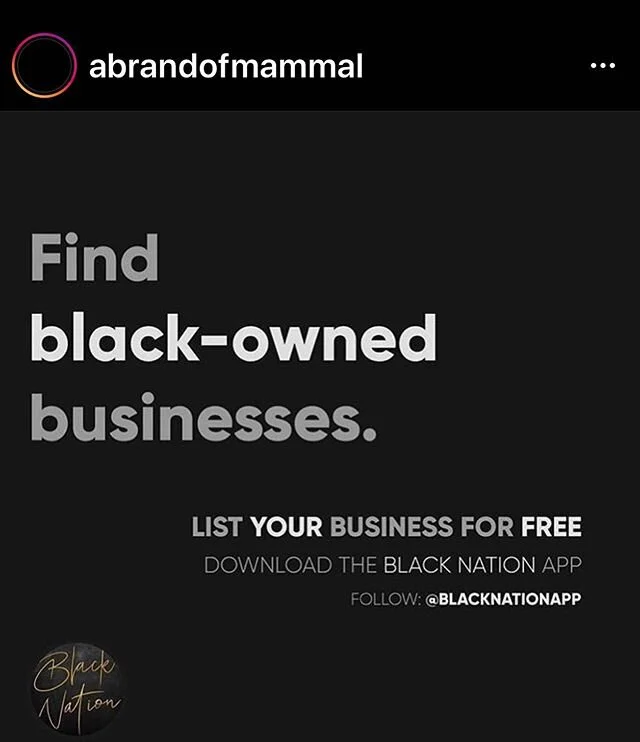 #amplifymelanatedvoices #follow @blacknationapp on Instagram thanks @abrandofmammal for sharing
